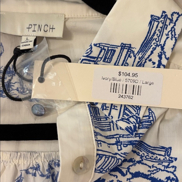 Willow Blue Printed Long Sleeve Midi Dress - Picture 7 of 10